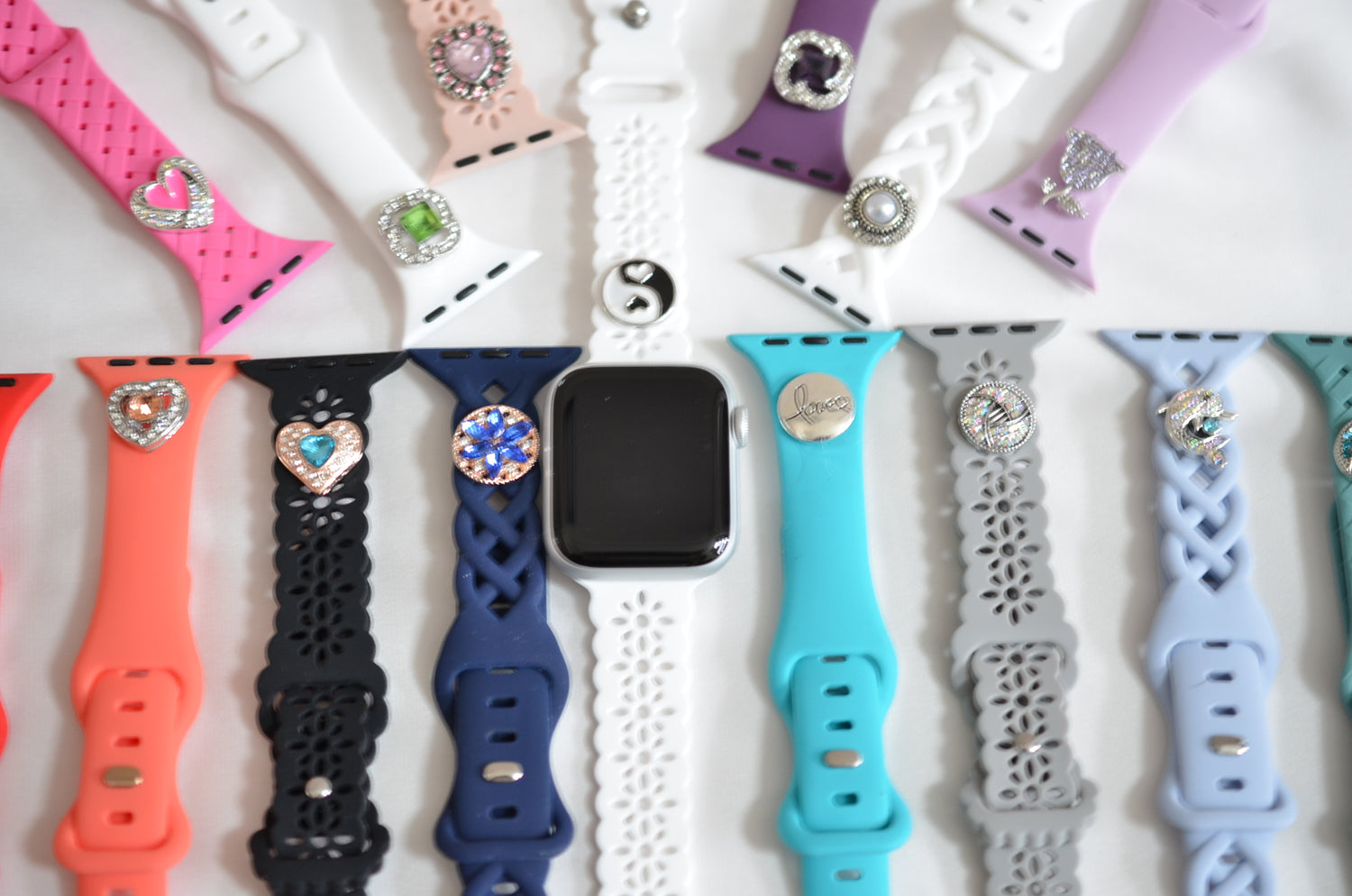 Apple Watch Bands with Jewelry Charms