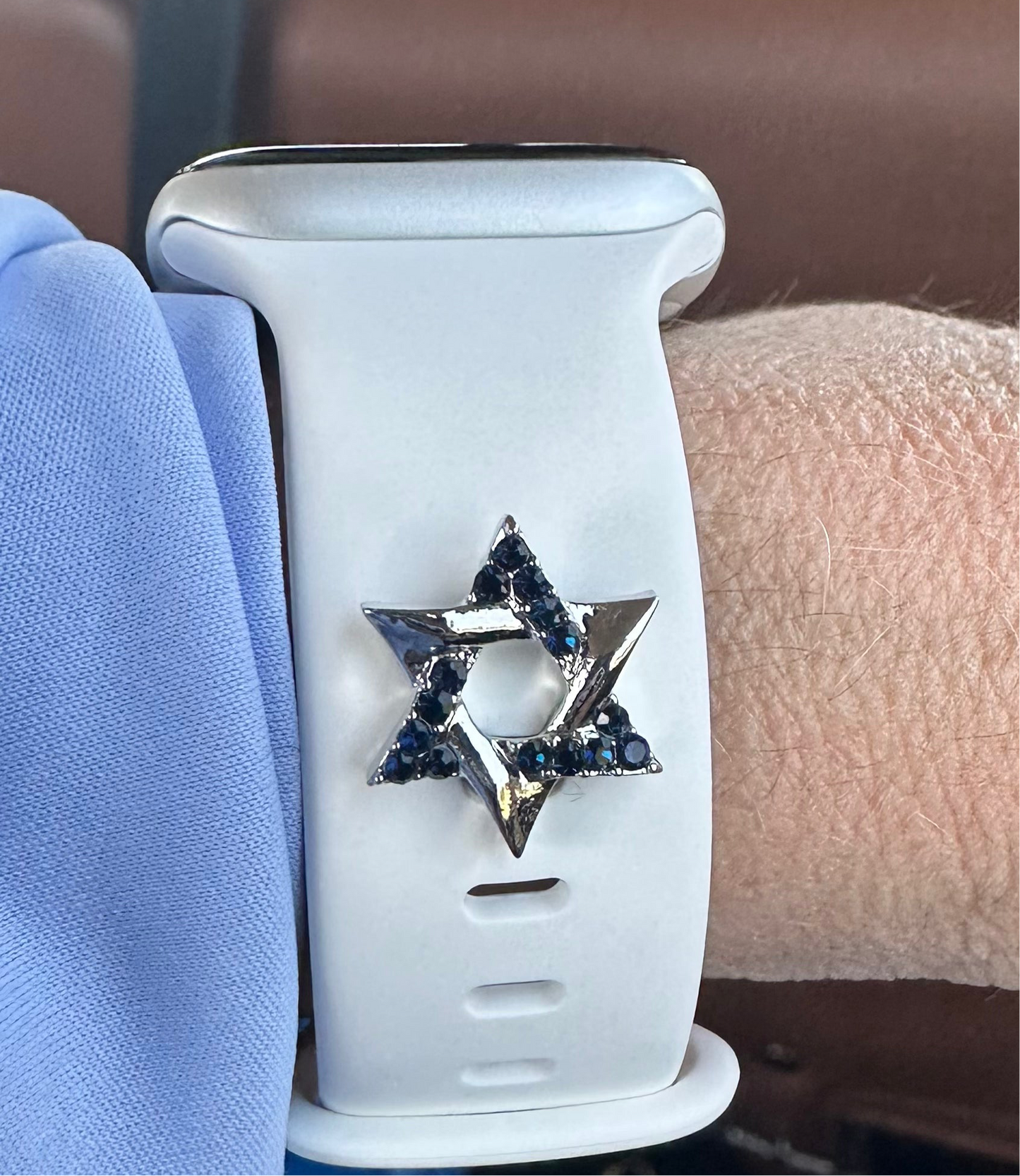 Hannukah Star of David Watch Band Charm