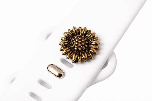 Sunflower Watch Band Charm