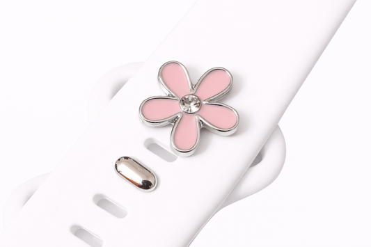 Flower Petal Jewelry Charm for Watch Bands (Pink)