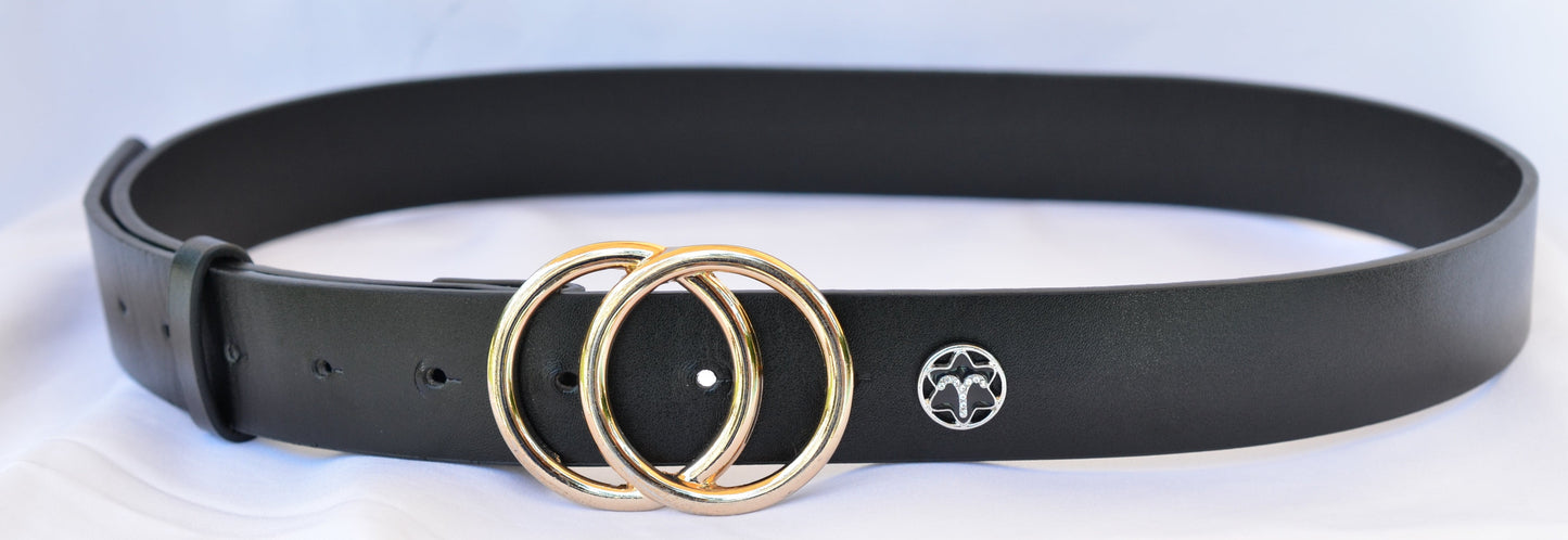 Zodiac Symbol Aries Charm for Belts, Bags and Watch Bands