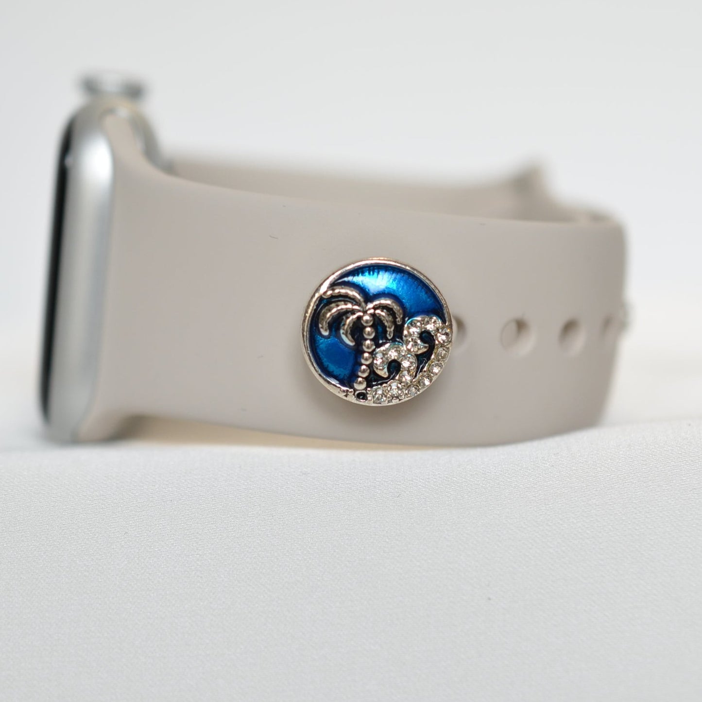 Palm Tree Design Charm for Belts, Bags and Watch Bands