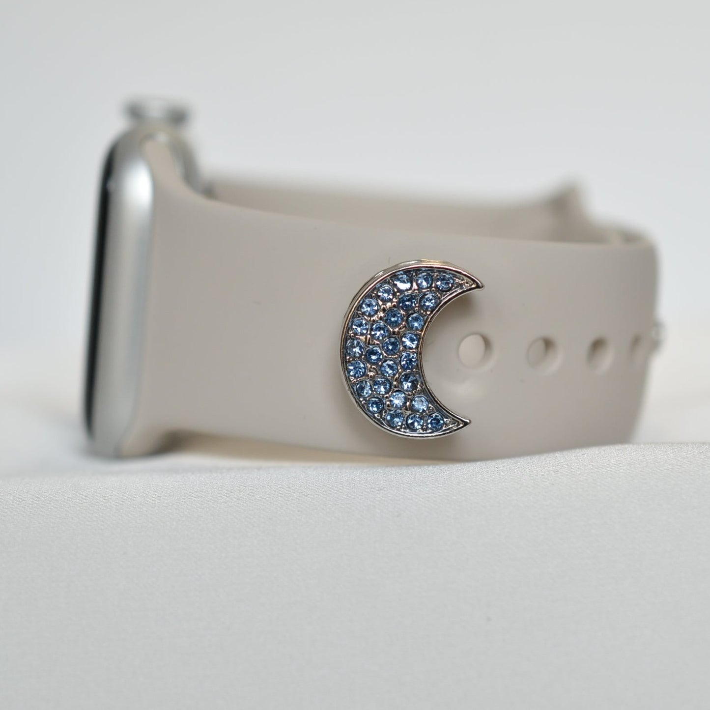 Blue Moon Charm for Belt, Bag and Watch Bands