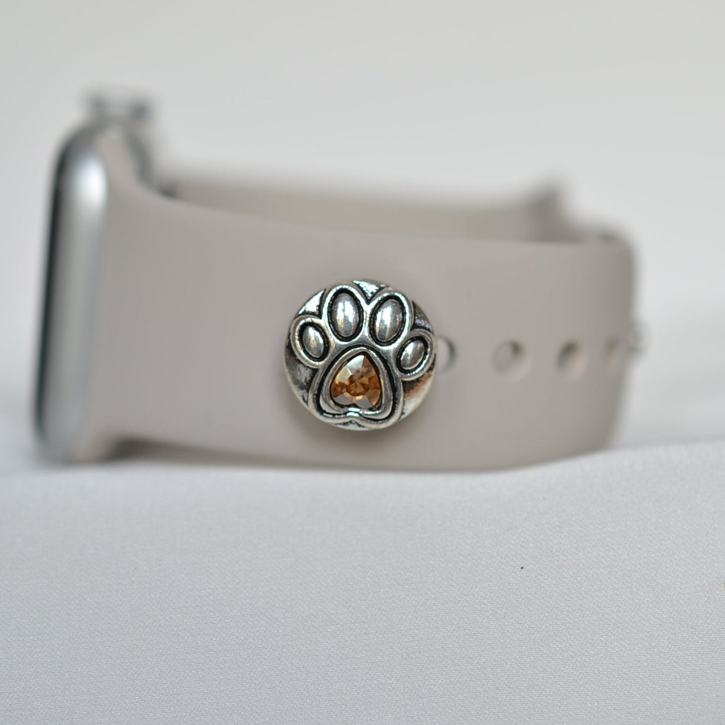 Yellow Paw Charm for Belts, Bags and Watch Bands