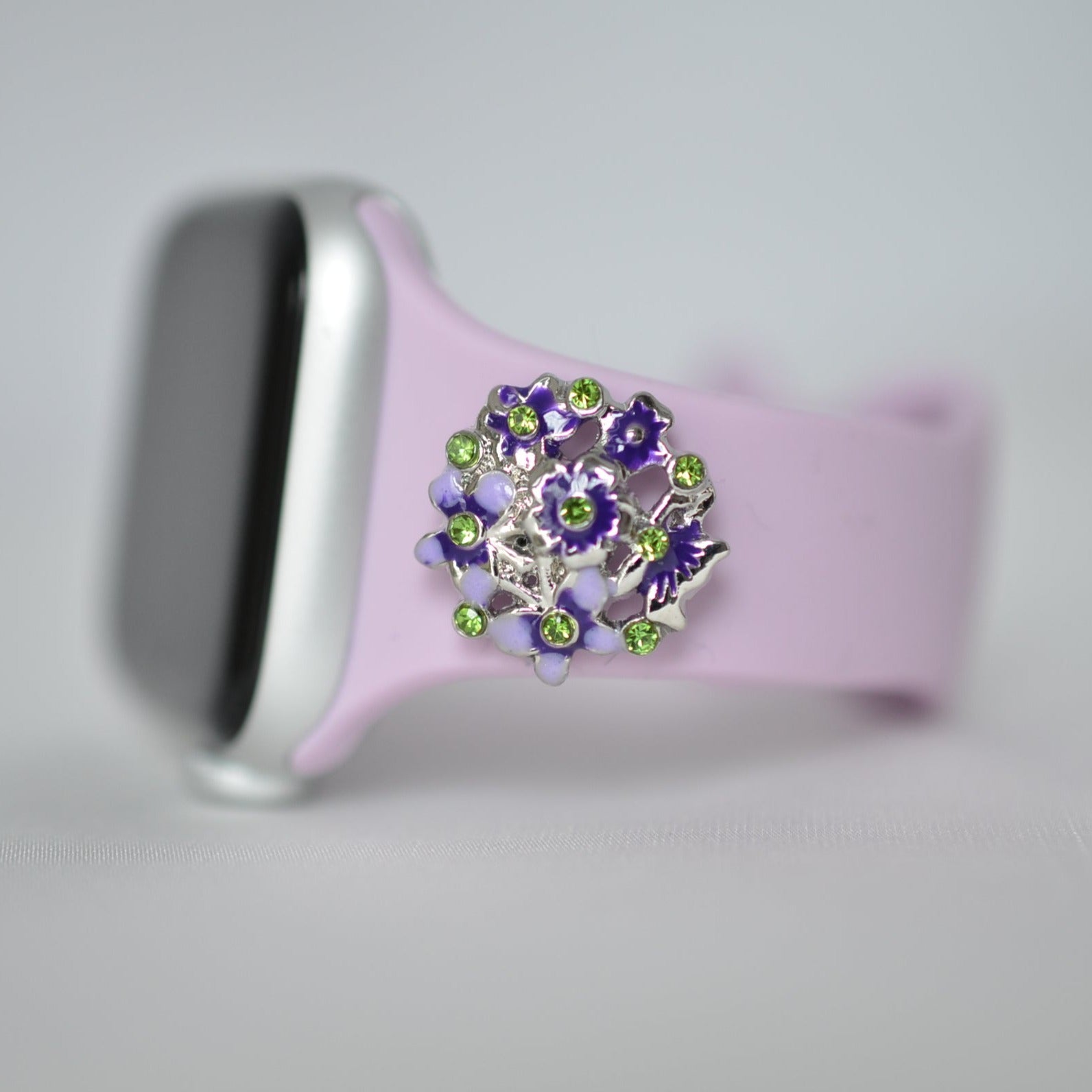 Apple Watch Band light purple Silicone Apple Watch Band, Waterproof Breathable Sport Band  main image 2