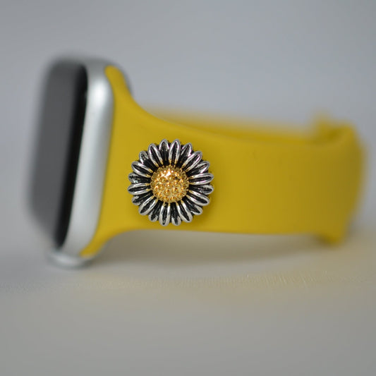 Mustard Yellow Apple Band with Charm