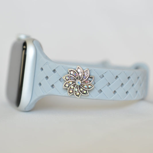 Grey Box Style Apple Band with Charm