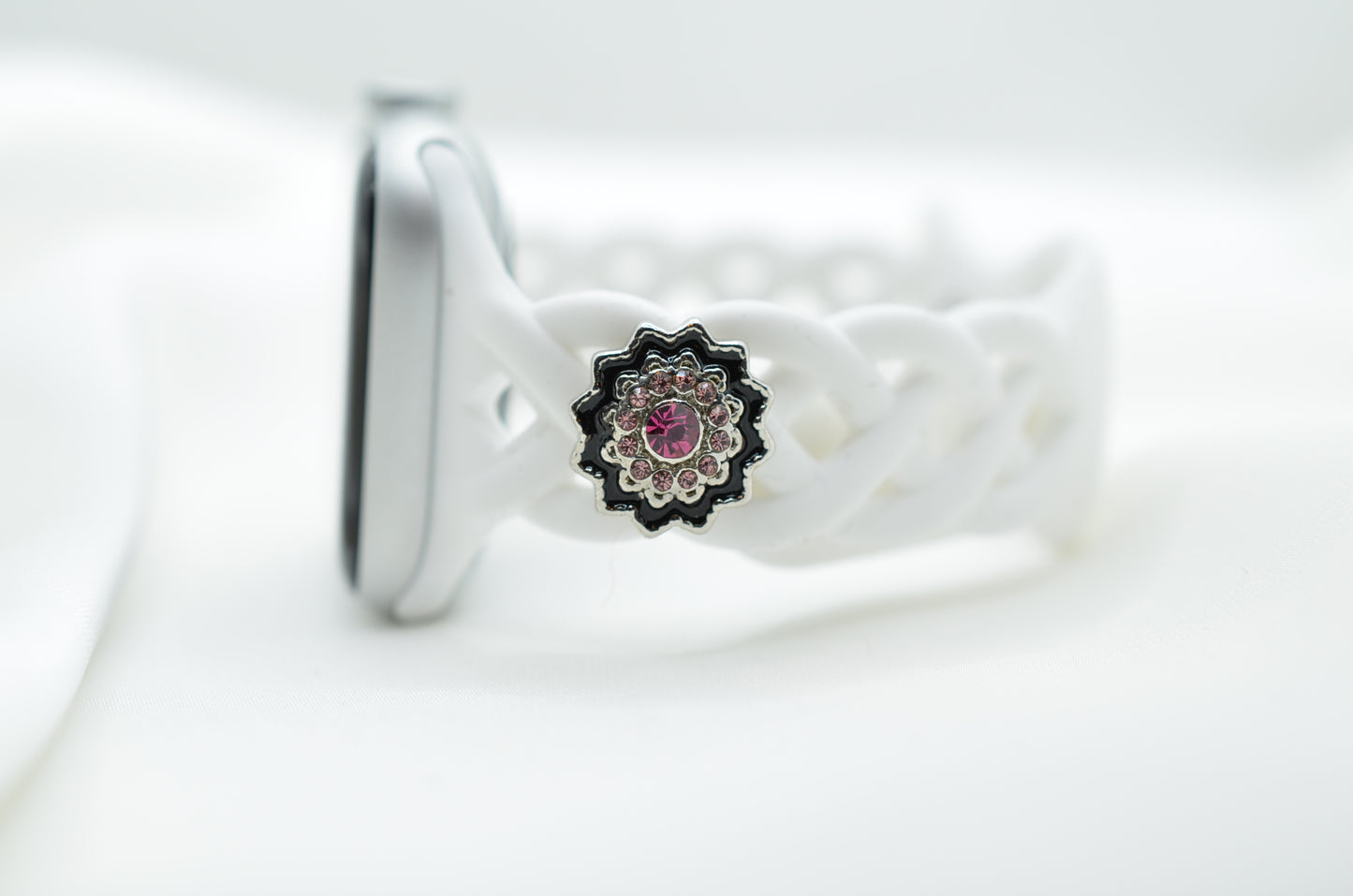 Purple and Black Charm for Belts, Bags and Watch Bands