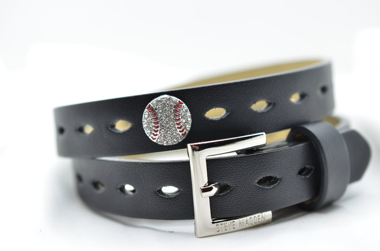 Baseball Belt and Bag Snap Charm
