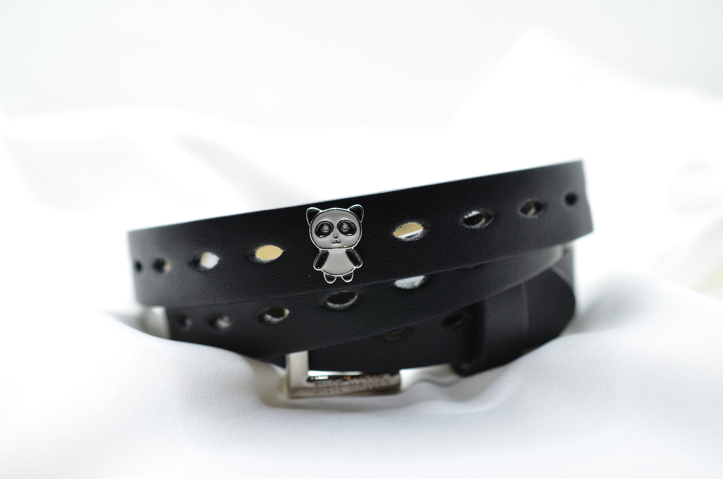 Panda Bear Charm for Watch Bands, Belts and Bags