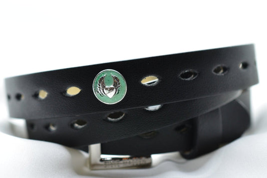 Green Angel Wings Charm for Belts, Bags and Watch Bands