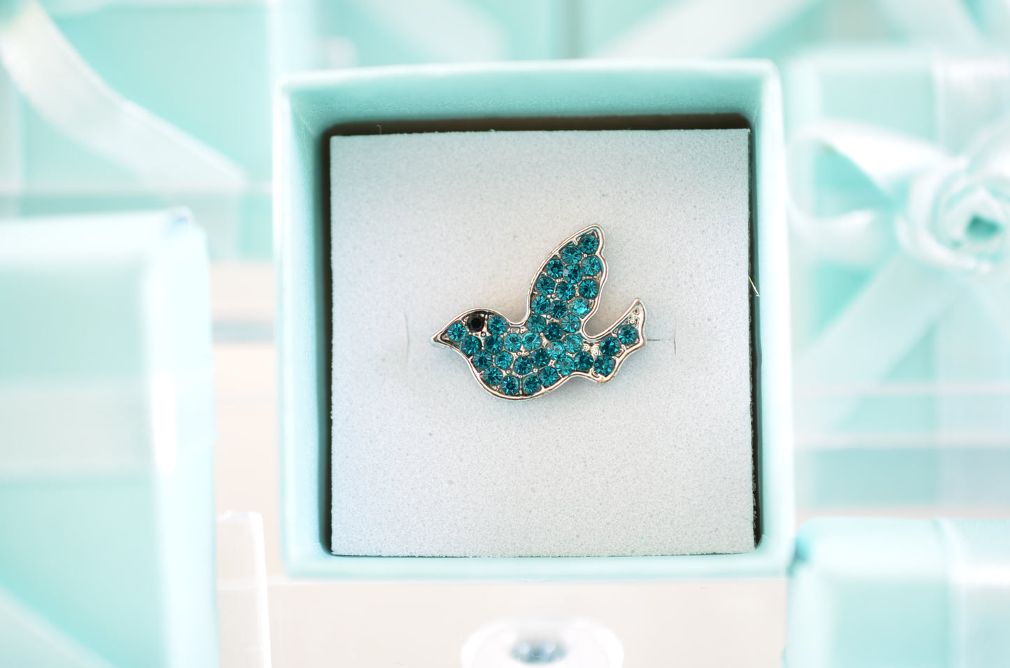 Blue Bird Charm for Belt, Bag and Watch Bands