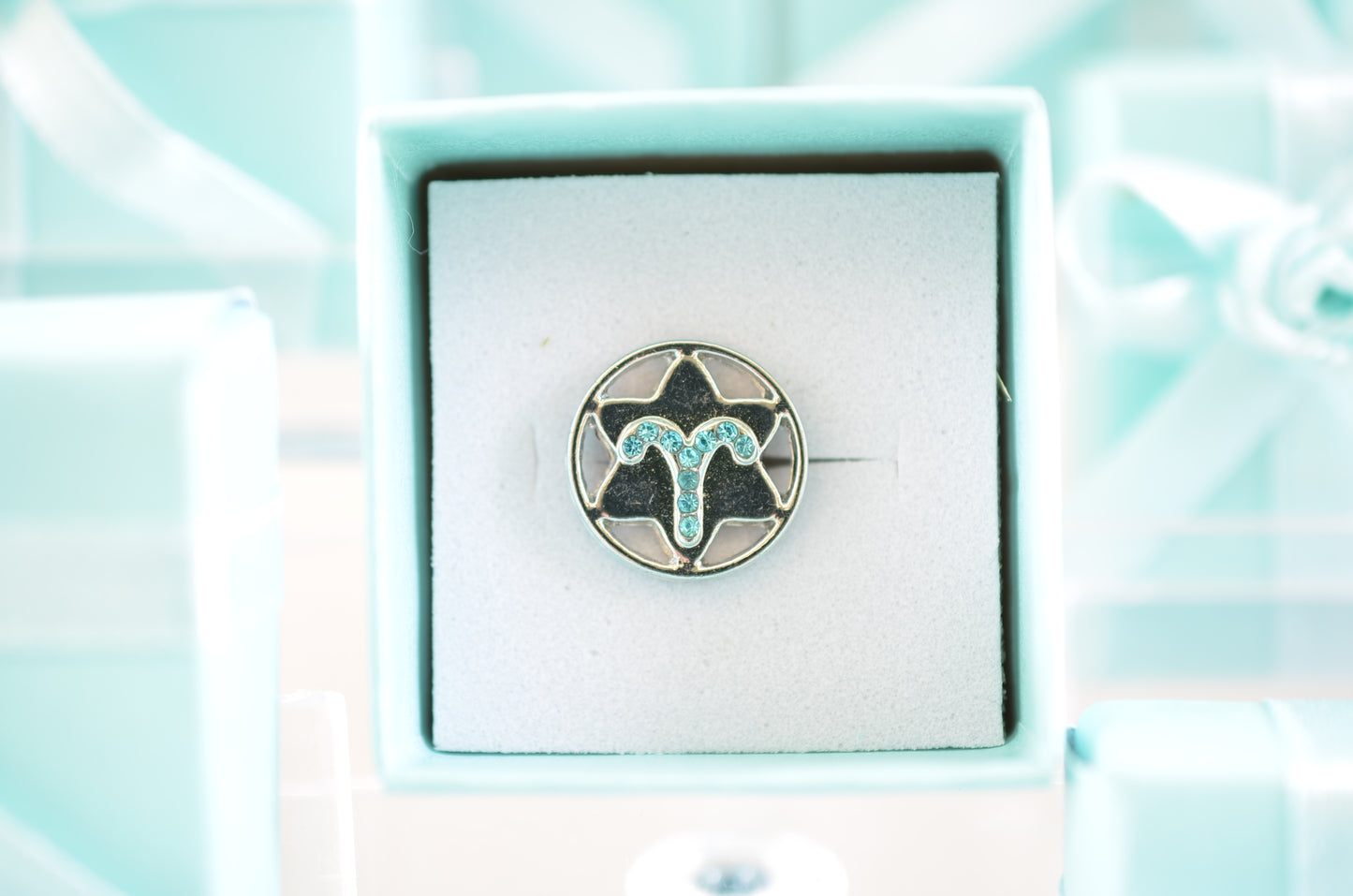 Zodiac Symbol Aries Charm for Belts, Bags and Watch Bands