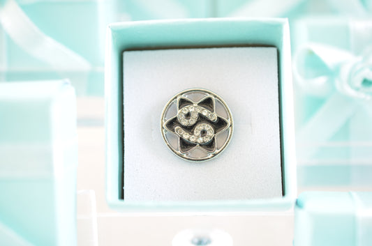 Cancer Zodiac Charm for Belts, Bags and Watch Bands