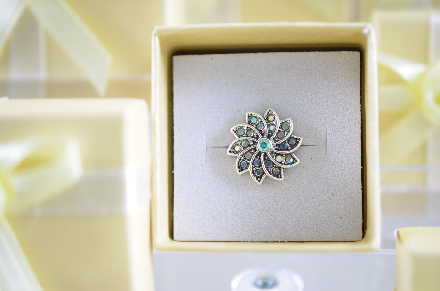 Multitone Stone Charm for Watch Bands, Belts and Bags