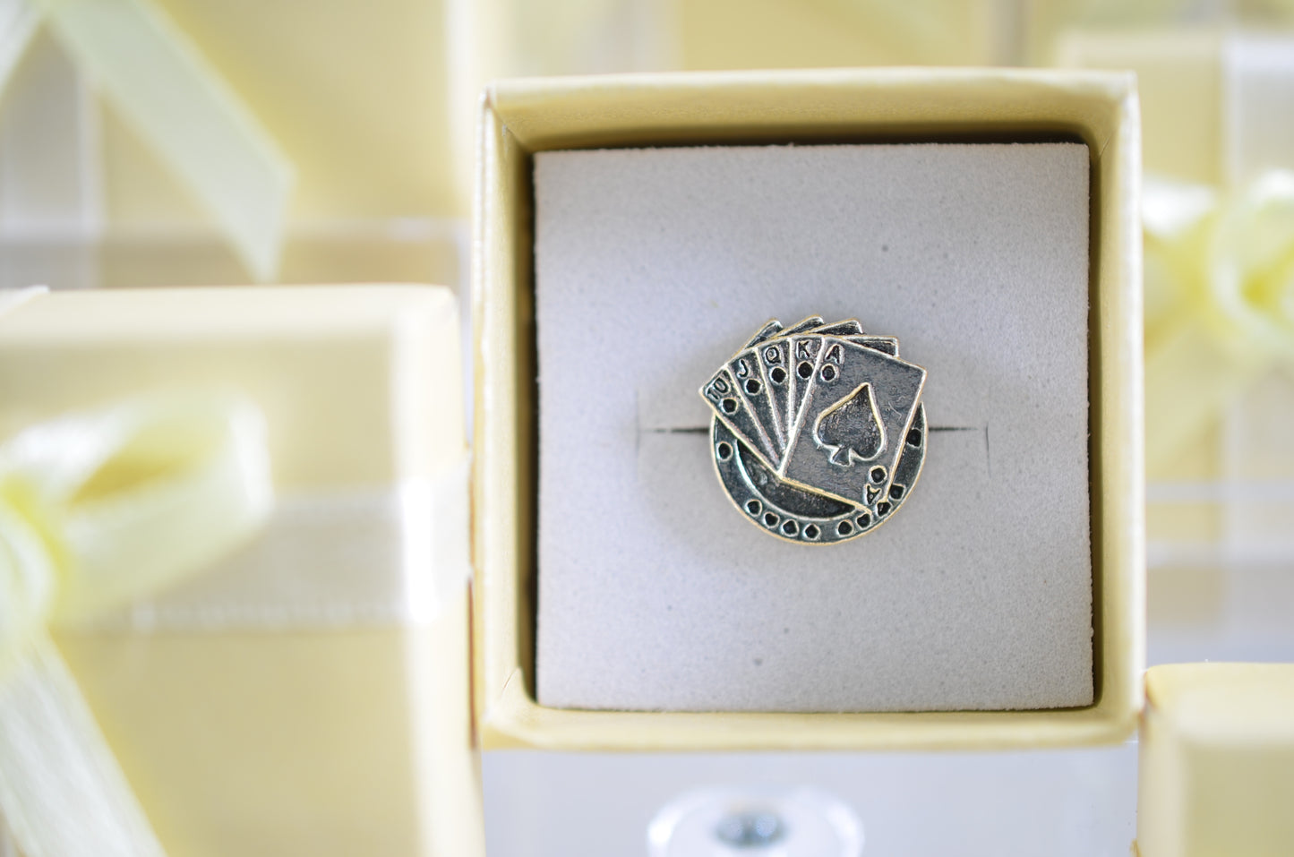 Lucky Card Charm for Belts, Bags and Watch Bands