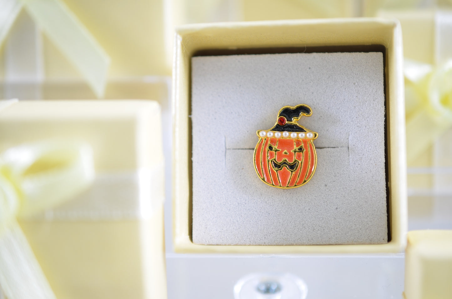 Pumpkin Charm For belts, bags and Watch Bands