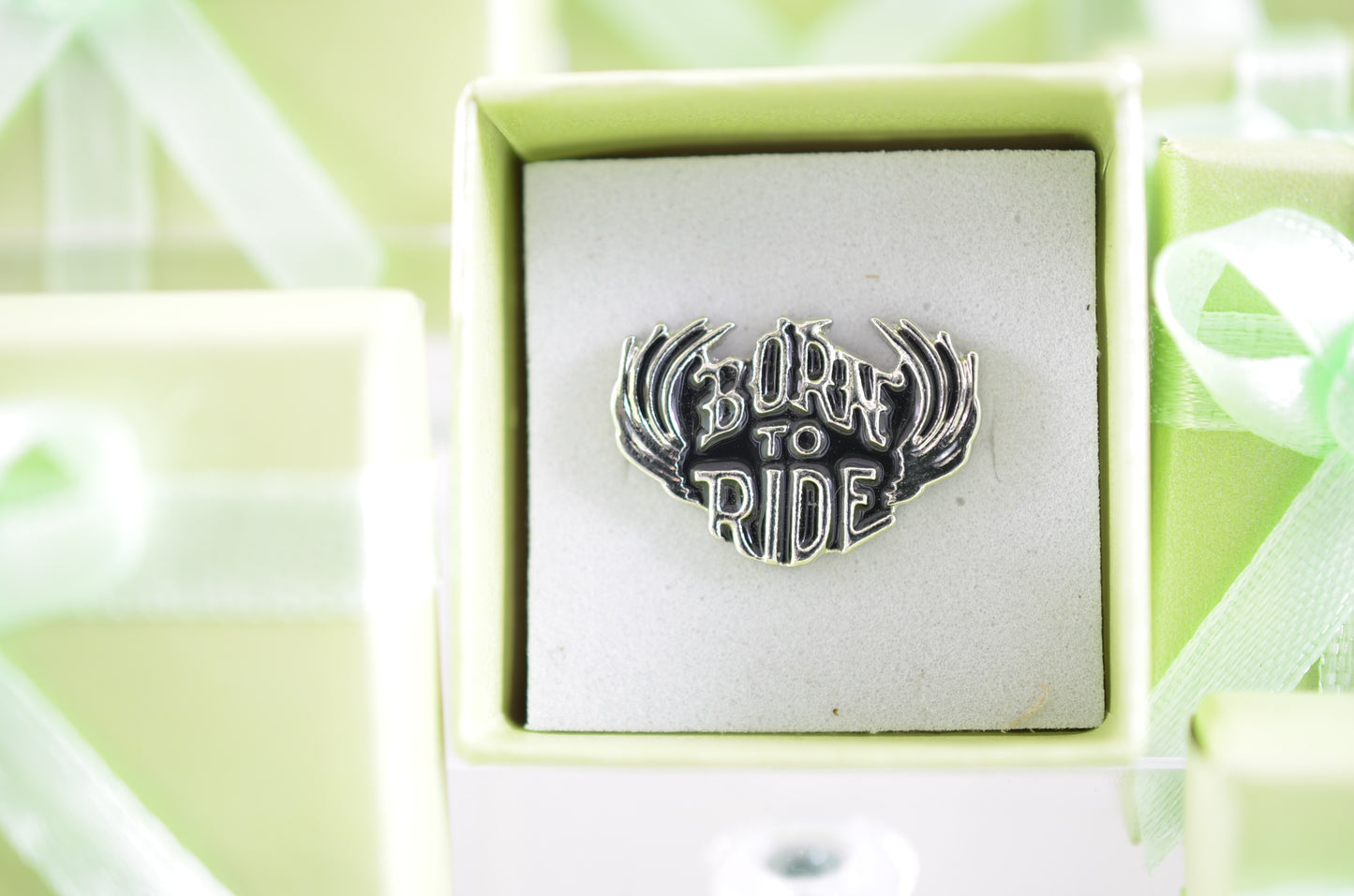 Born to Ride Charm for Belts, Bags and Watch Bands