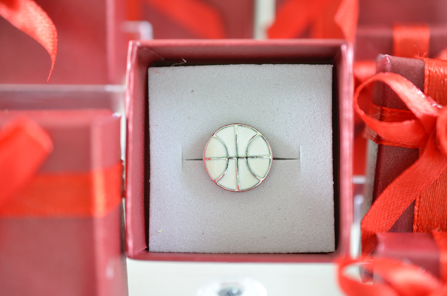 Basketball Charm for Belts, Bags and Watch Bands