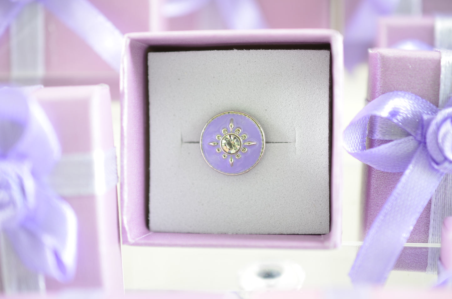 Purple Star Charm for Belts, Bags and Watch Bands