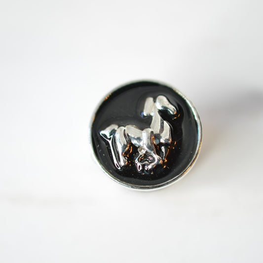 Horse watch band charm