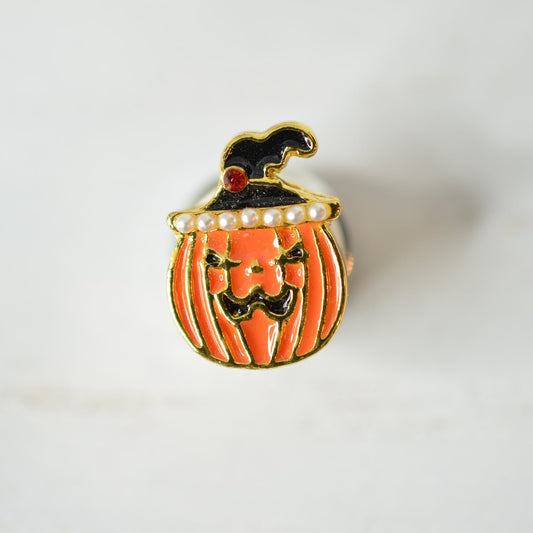 Pumpkin watch band charm