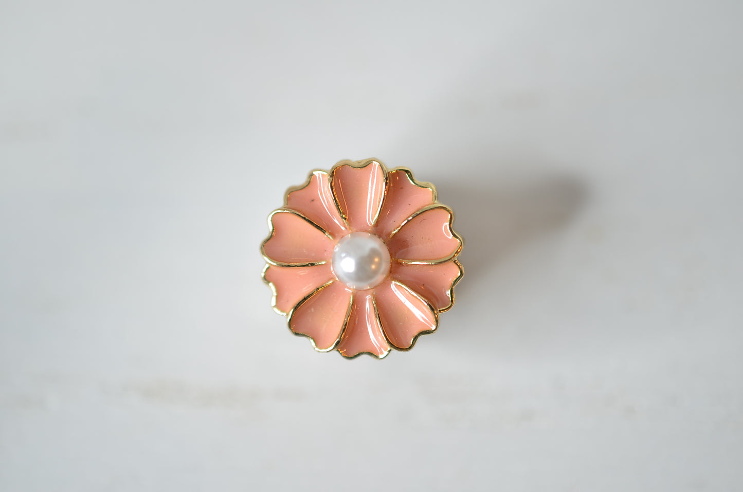 Belt Jewelry Charm: Orange Flower Charm