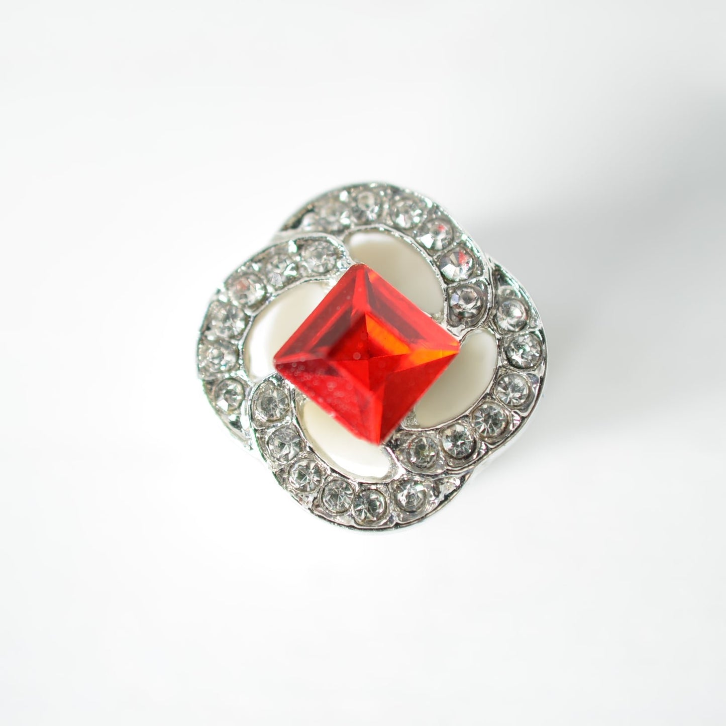 red square watch band charm