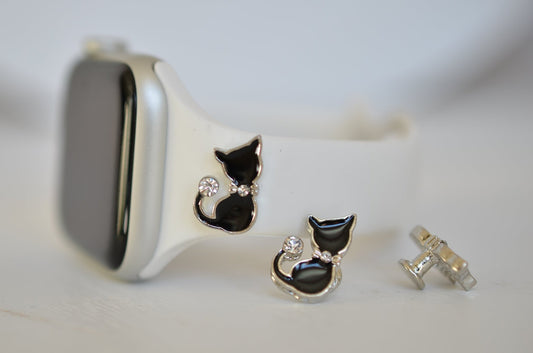 Black Cat Charm for Watch Bands