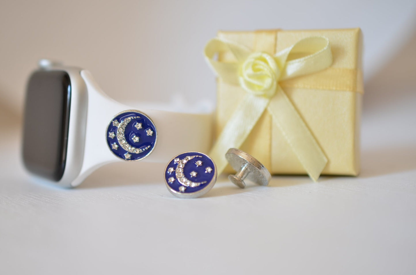 Moon and Stars Watch Band Jewelry Charm