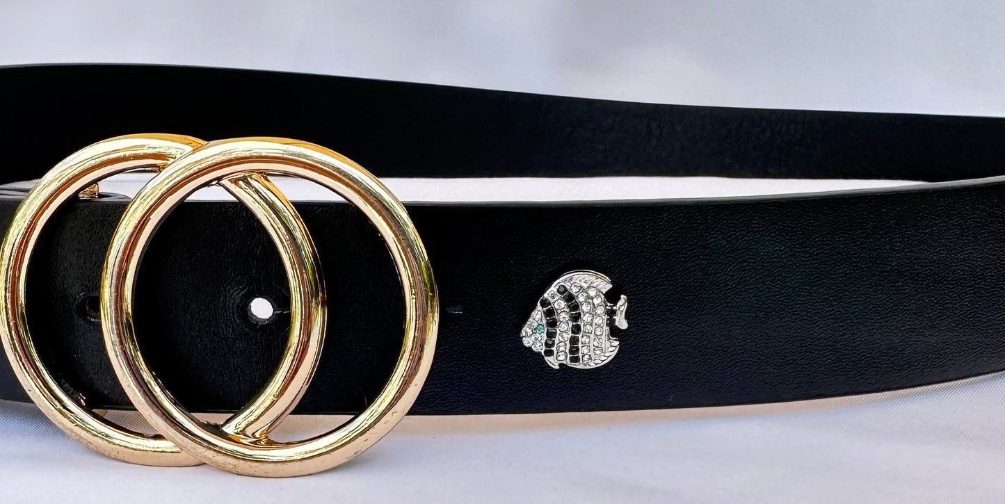 Fish Charm for Belts, Bags and Watch Bands