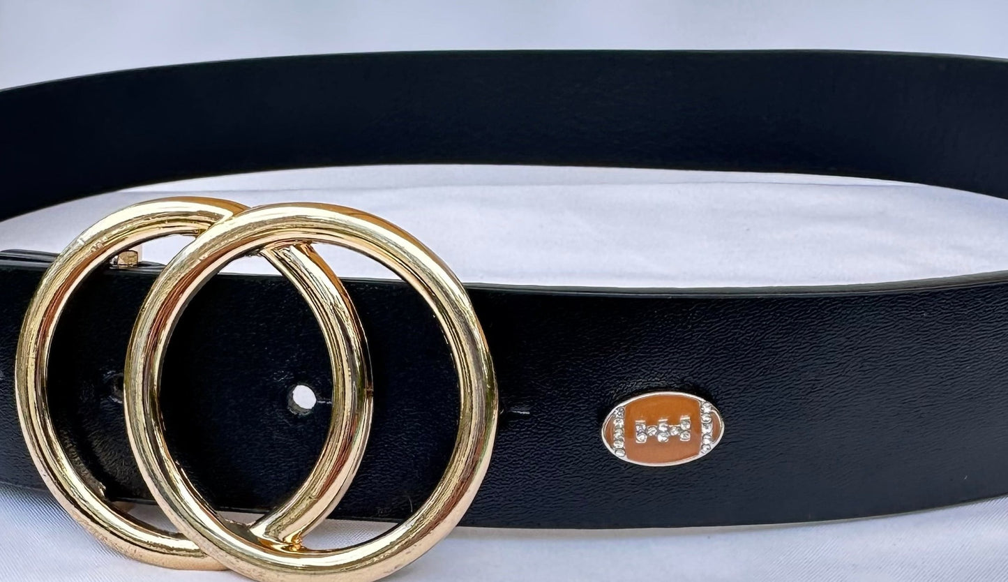 Football Belt and Bag Snap Charm
