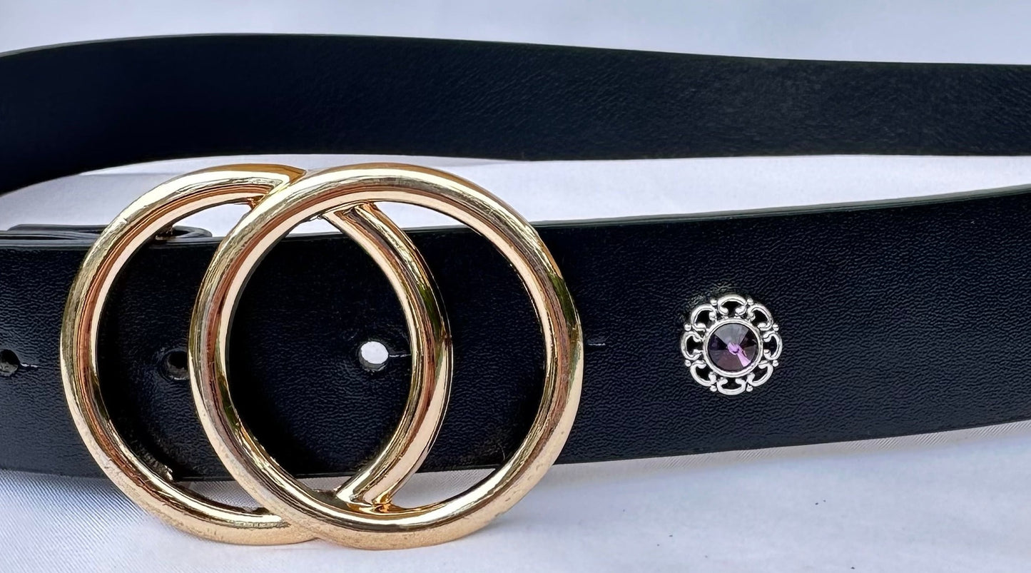 Purple Belt, Bag and Watch Band Charm