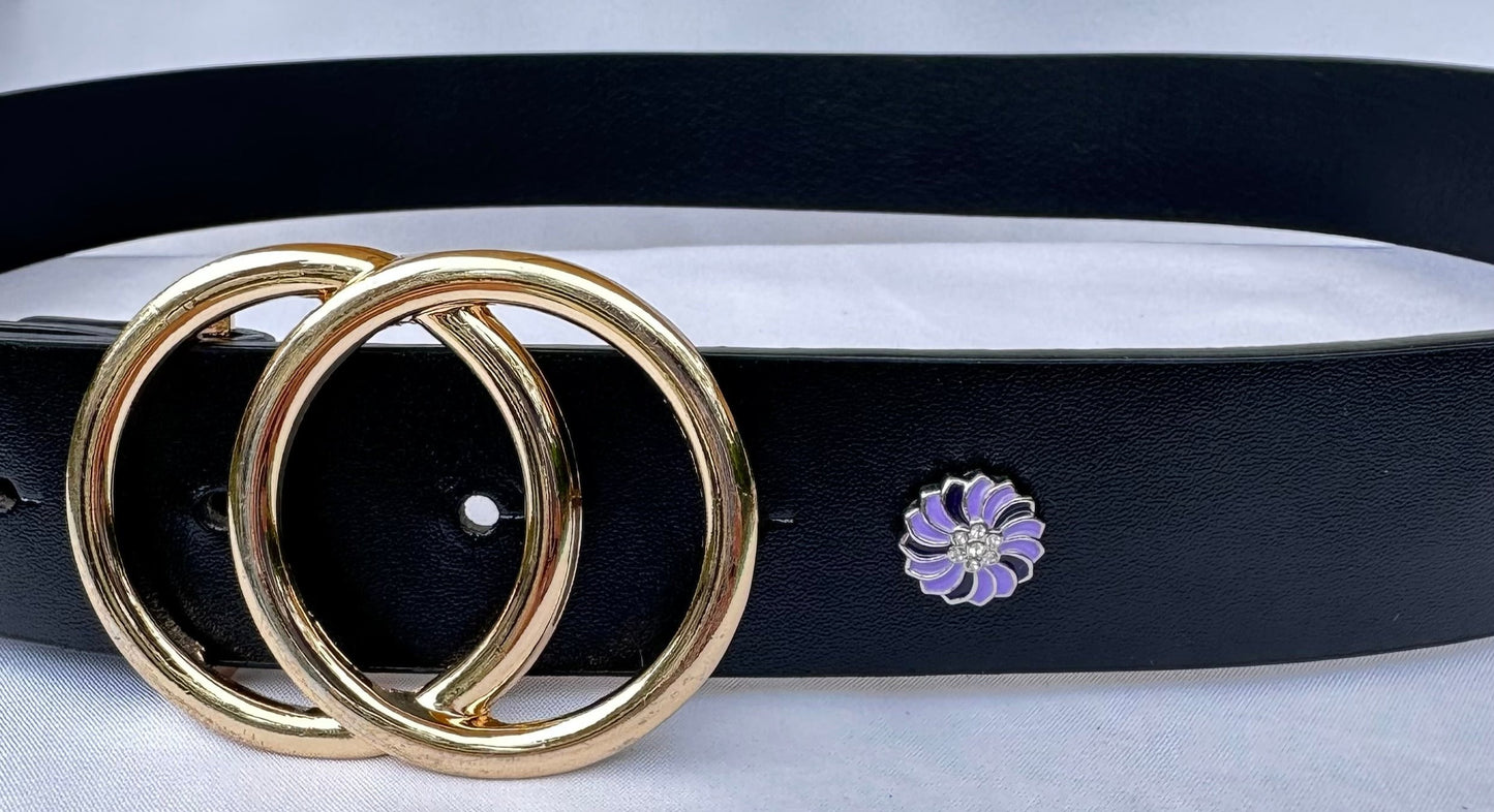 Purple Belt, Bag and Watch Band Charm