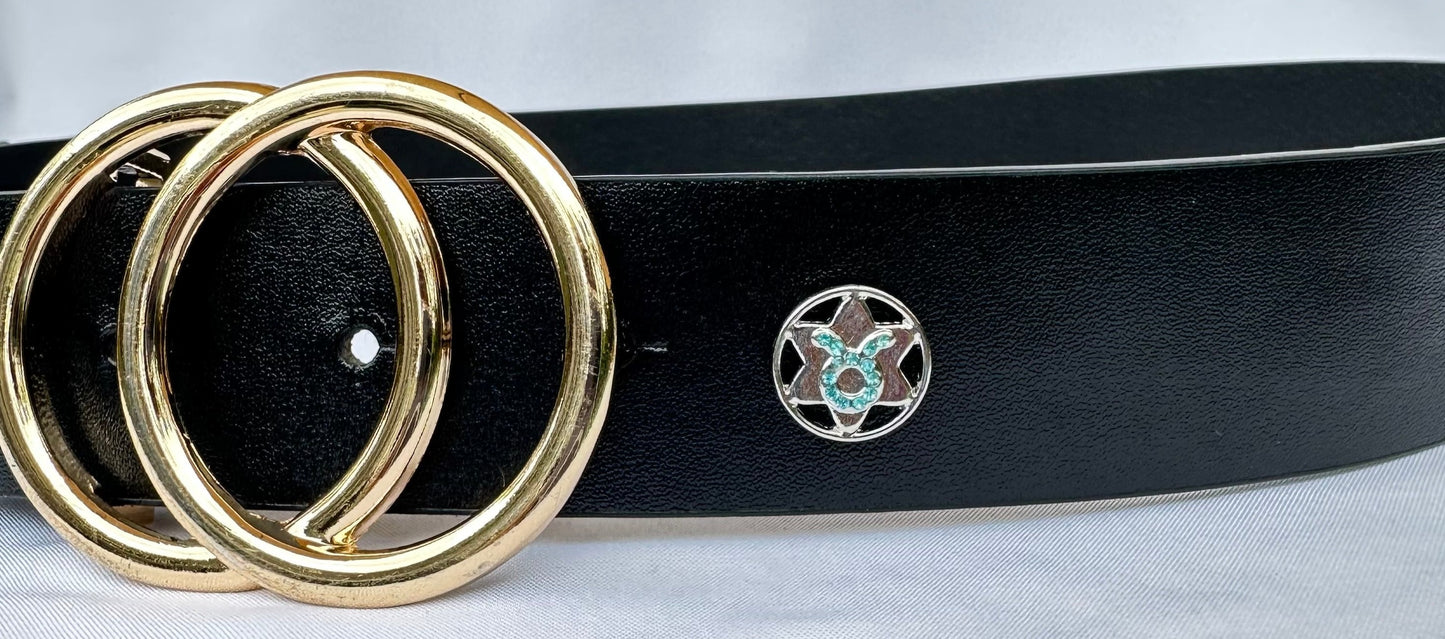 Zodiac Charm for Belt, Bag and Watch Bands (Taurus)