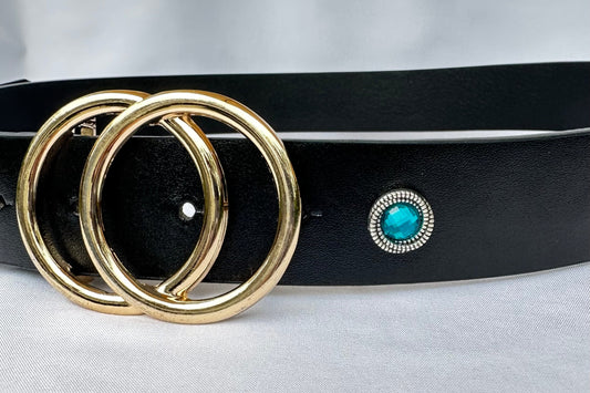 Belt Jewelry Charm: Turquoise Blue