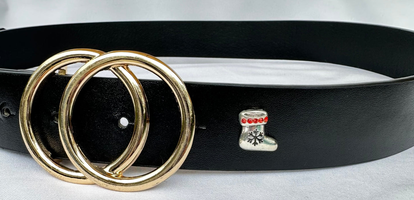 Holiday Stocking Design Belt & Bag Charm