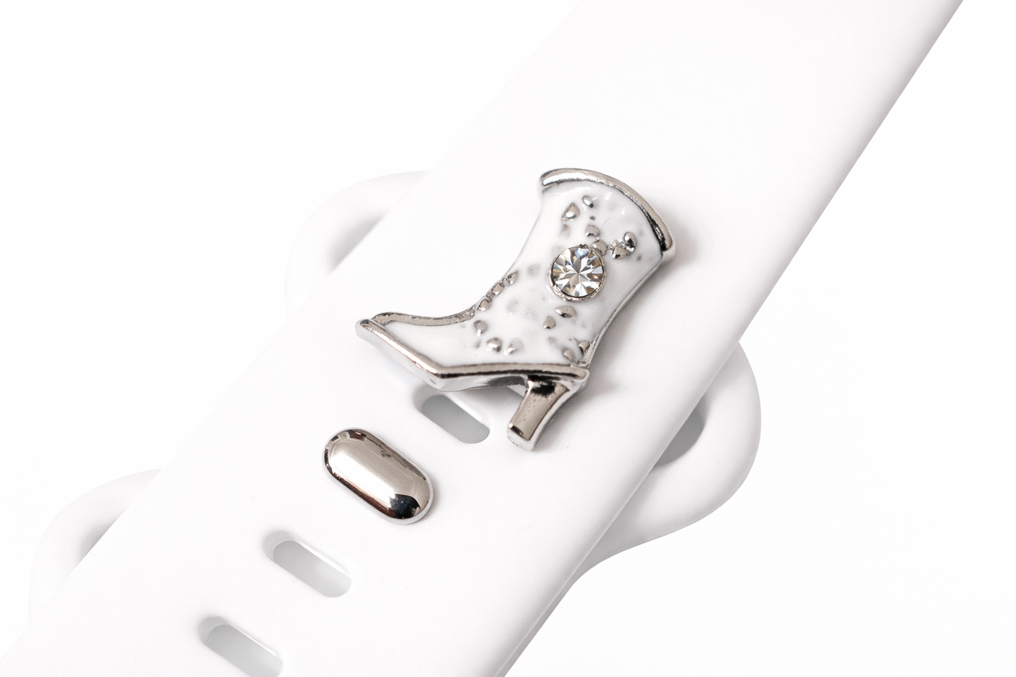 White Boot Charm