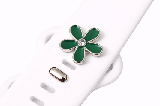 Flower Petal Jewelry Charm for Watch Bands (Green)