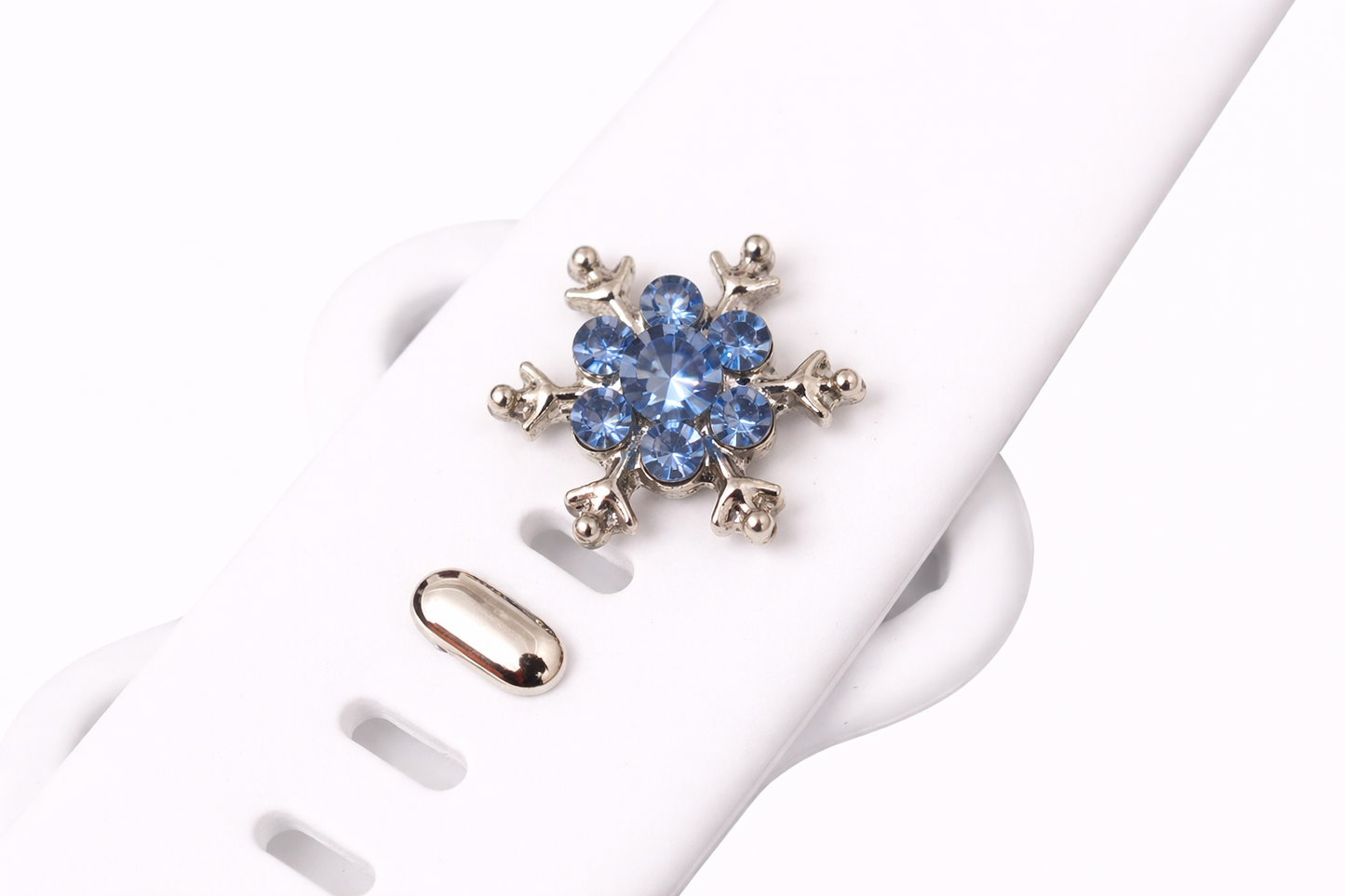 Snowflake Watch Band Charm (Blue)