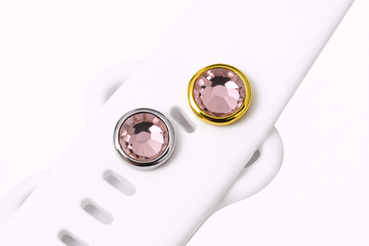 Light Amethyst June Colored Birthstone Charm for Watchbands