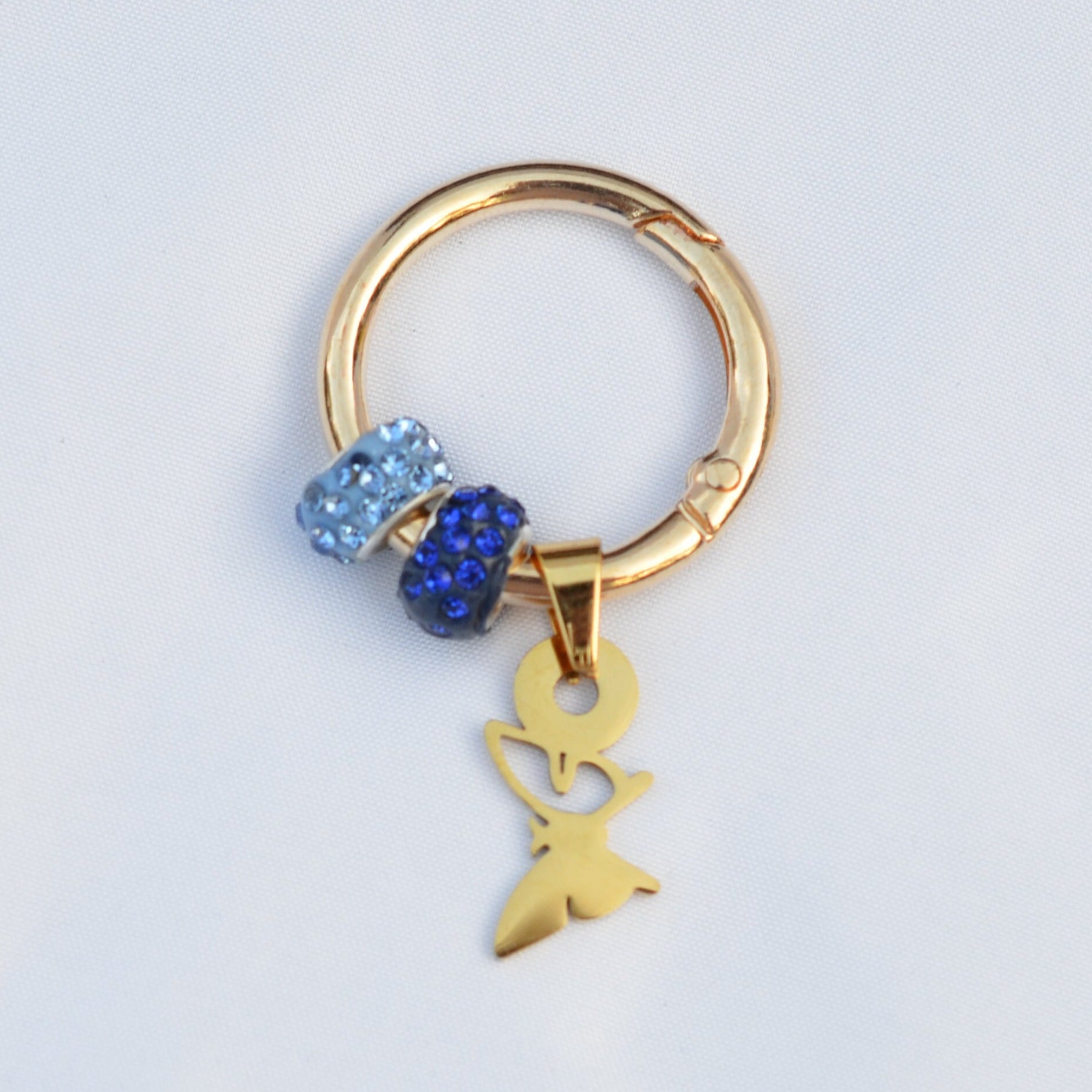  Butterfly bag, tote and keychain jewelry charms