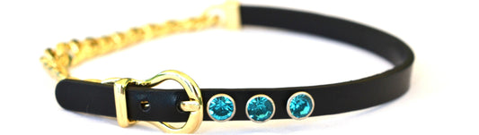 PU Black Leather Necklace and Bracelet