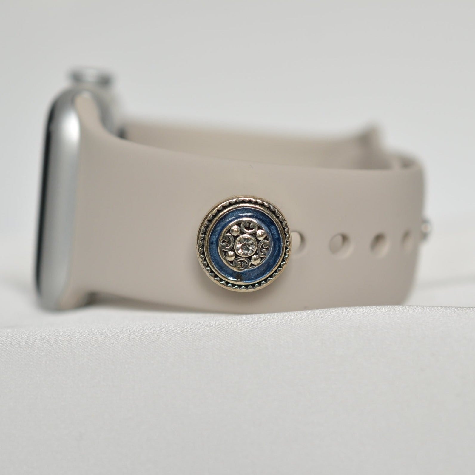 Dark Blue Design Charm for Belt, Bag and Watch Bands
