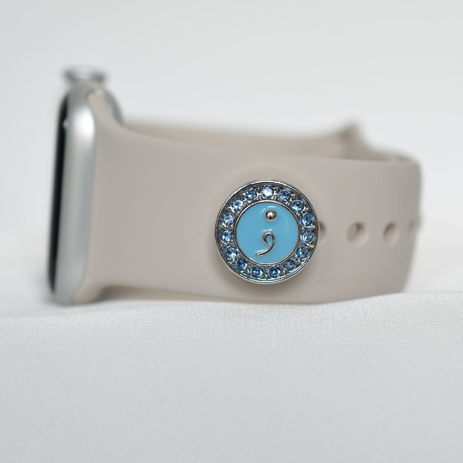 Blue Resilience Charm for Belt, Bag and Watch Bands