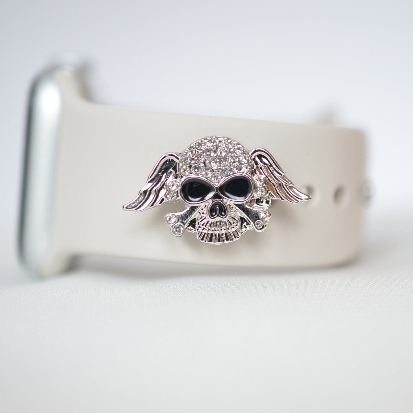 Skull Charm for Belts, Bags and Watch Bands