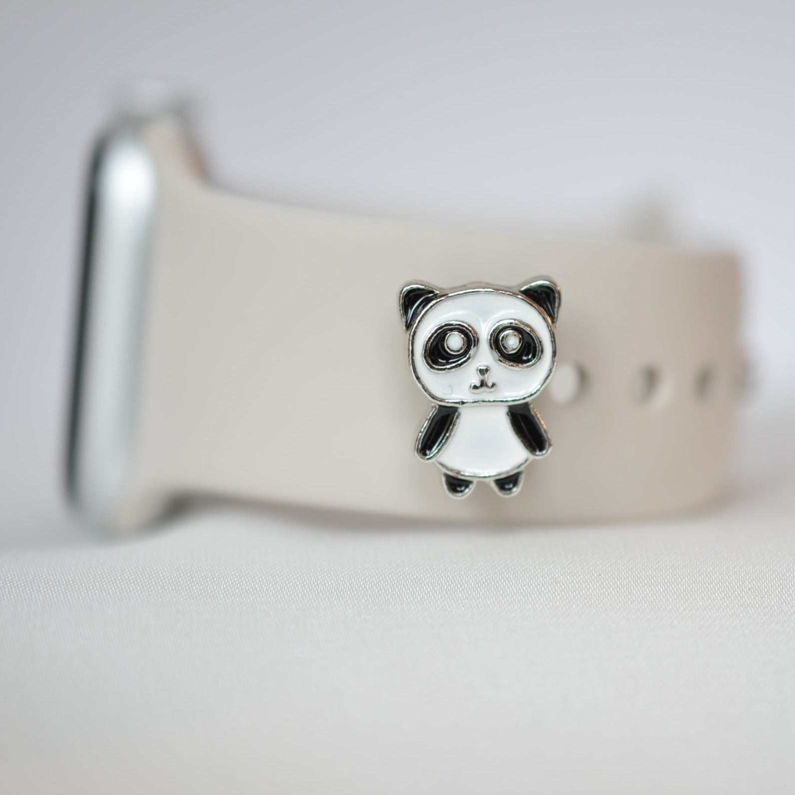 Panda Bear Charm for Watch Bands, Belts and Bags