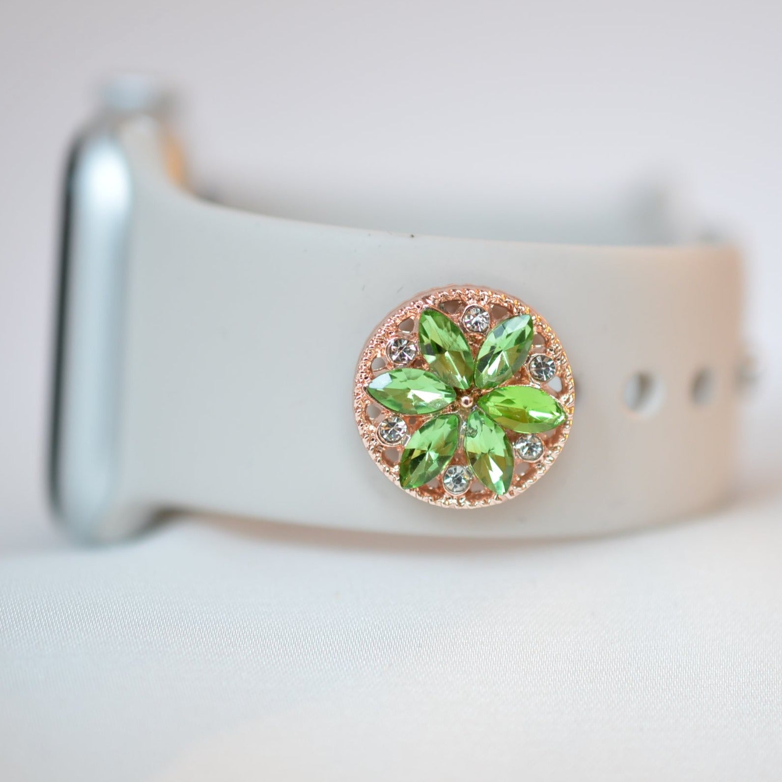 Light Green Charm Design Belts, Bags and Watch Bands