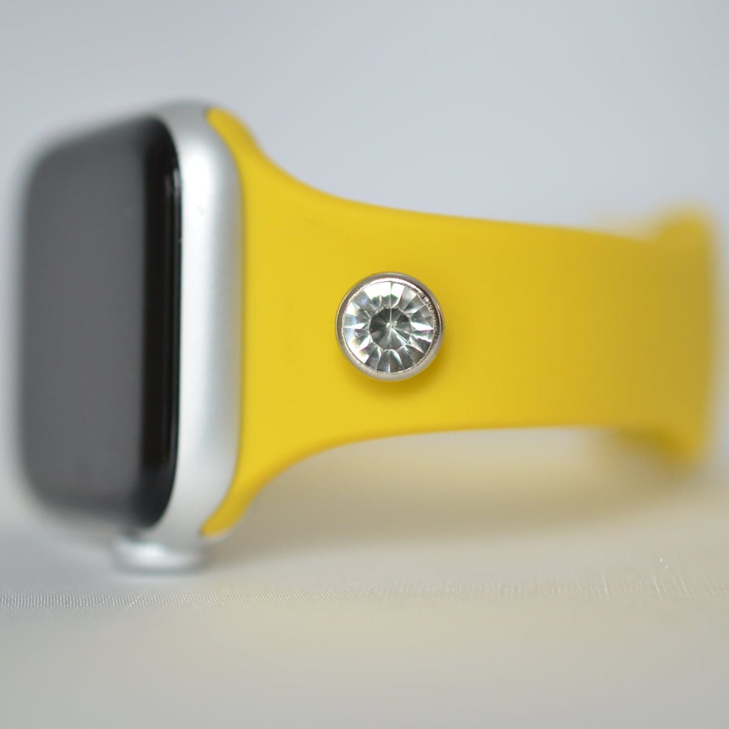 Mustard Yellow Apple Band with Charm 