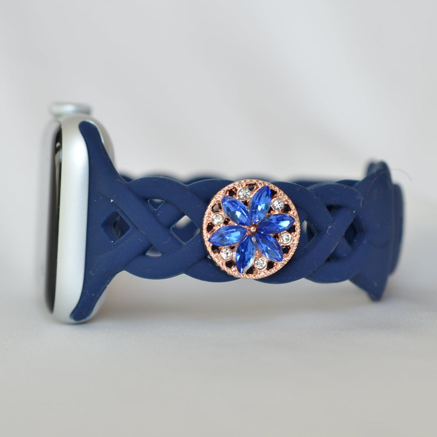 Midnight Blue Apple Band with Charm